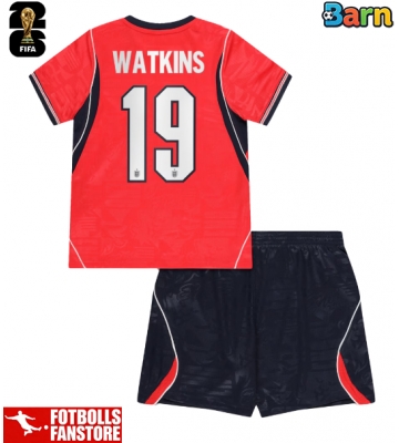 England Ollie Watkins #19 Bortatröja Barn VM 2026 Kortärmad (+ Korta byxor)